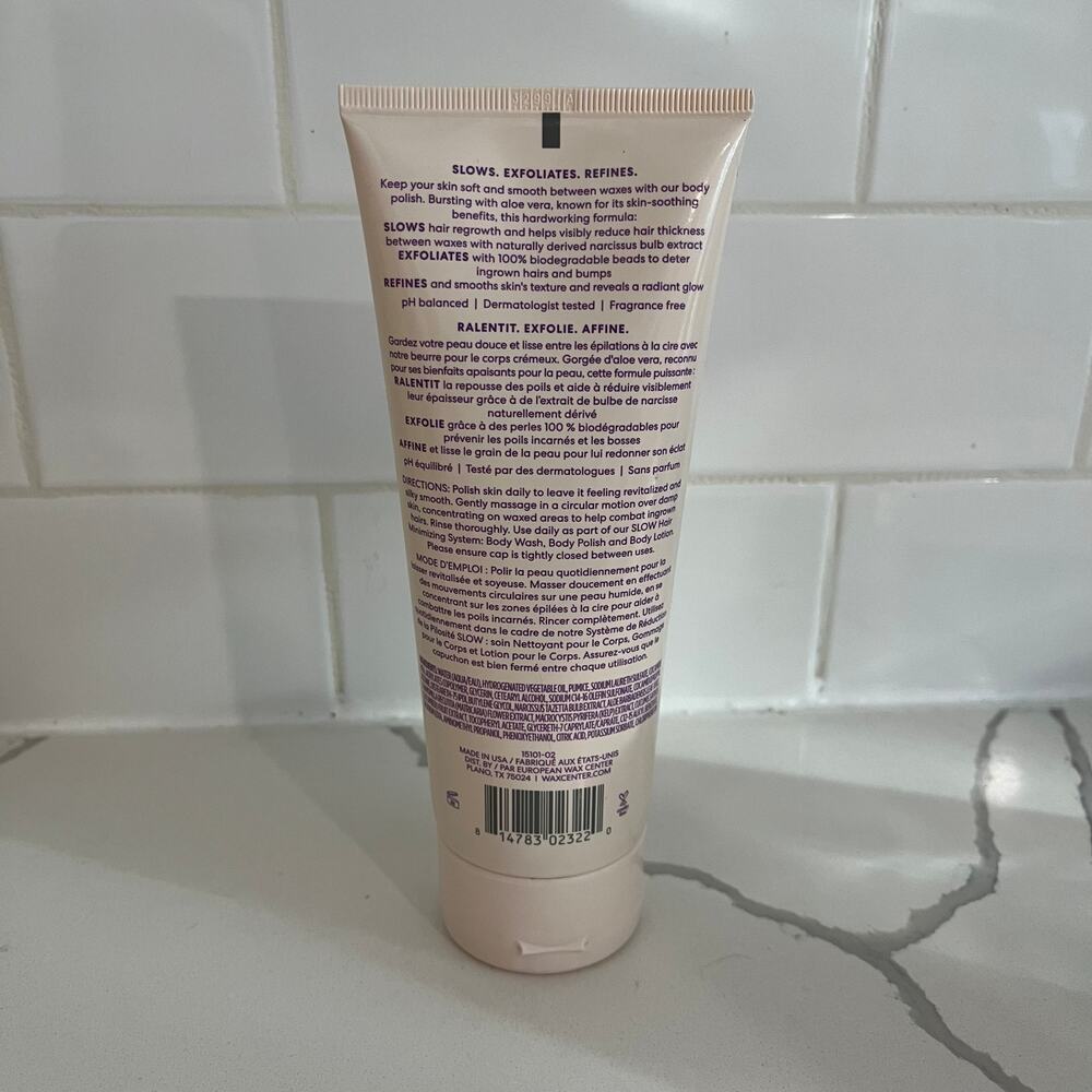 European Wax Center EWC Slow Body Polish Fragrance Free 6.7 fl oz NEW - Picture 2 of 3